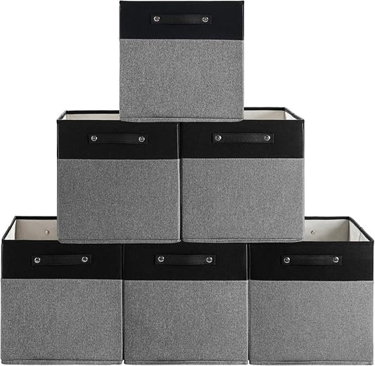 13 x 13 Inch Fine Linen Storage Bins by FinishingBo