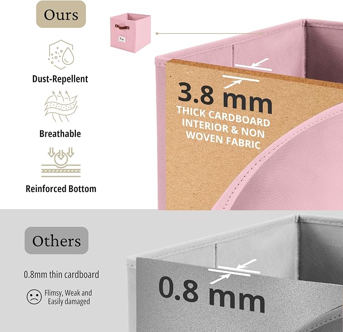 DECOMOMO Storage Bins, Cube Storage Bin - Image 6