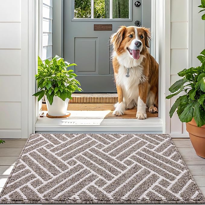 OLANLY Indoor Door Mat, 40x32 Inch, Dirt Resistant and Absorbent, Non-Slip - Image 6