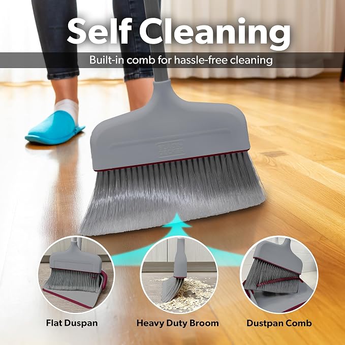 BLACK+DECKER Butler Broom & Dustpan Set - Image 2