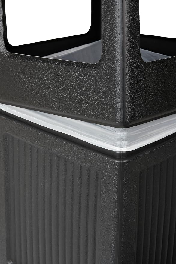 Safco Canmeleon Trash Can, 38 Gallons, Indoor and Outdoor Use, Durable & - Image 3