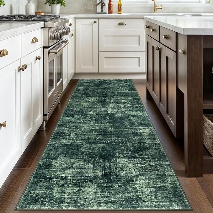 IOHOUZE Abstract Runner Rug 3x8 Ft Washable Runners - Image 2