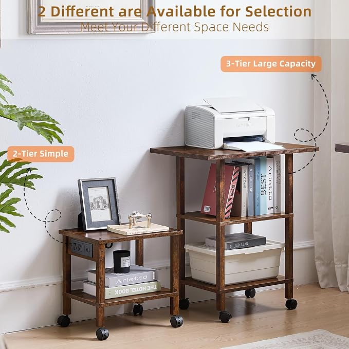 Lerliuo 3 Tier Printer Stand - Image 5