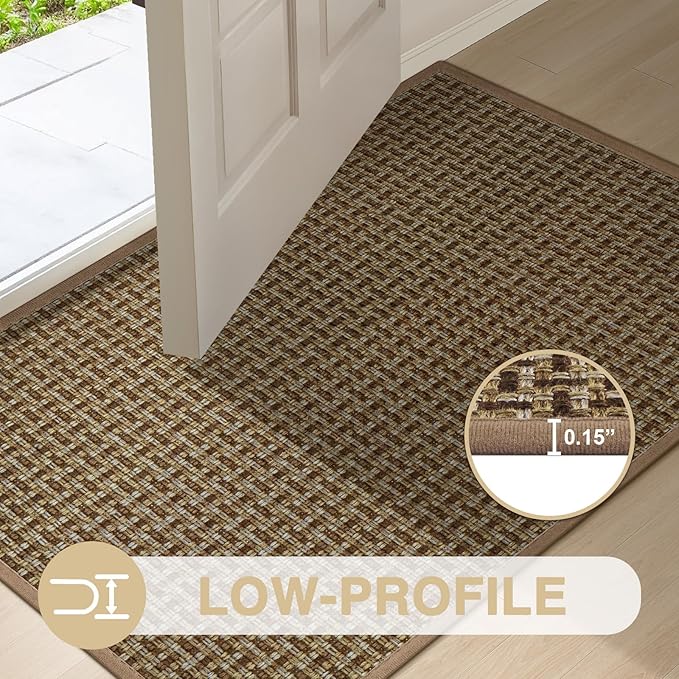 LEKEEPGO Door Mat Indoor Entrance 24"x47", Absorbent Indoor Door Mat Large - Image 4