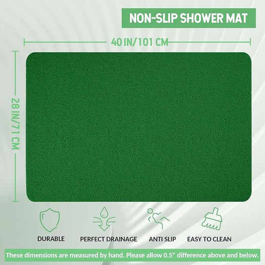 Non-Slip Bathtub Mat, Anti Slip Shower Mat, Fast Drying Bathtub Mats, Foot - Image 2