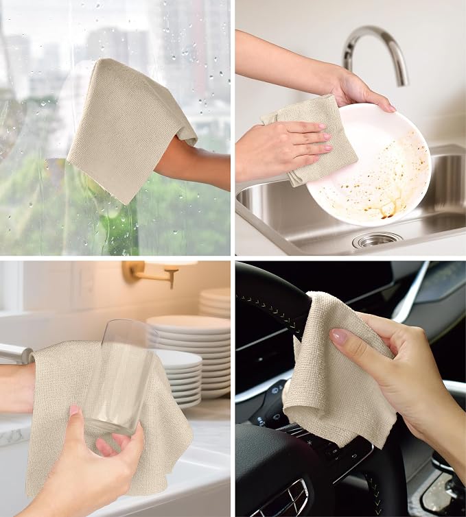 Roll of Microfiber Cleaning Cloth –100 Pack, Tear Away Microfiber Towels - Image 6