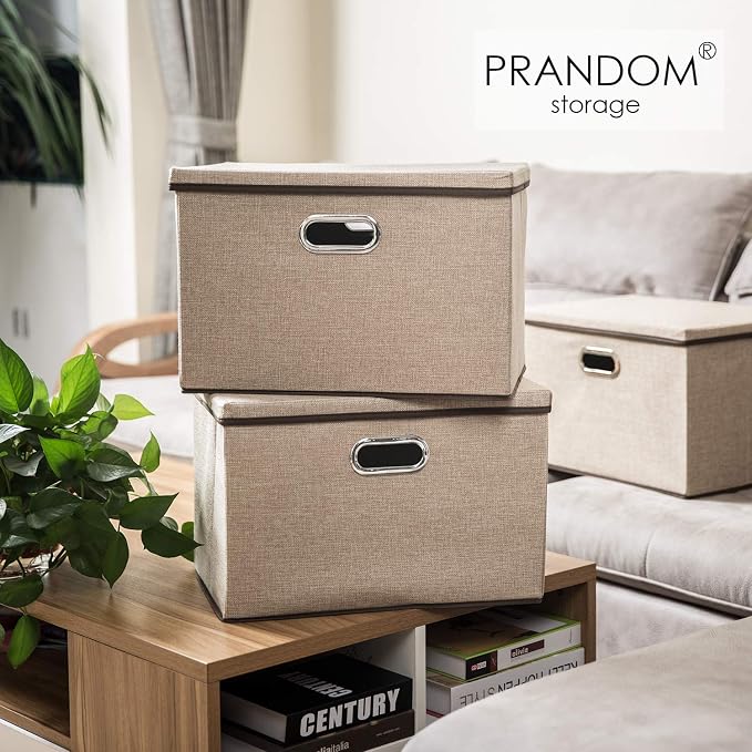 PRANDOM Large Collapsible Storage Bins - Image 2