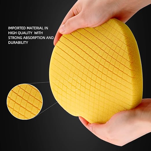 Yellow Medium Cut Pad, Polishing and Waxing - Image 4