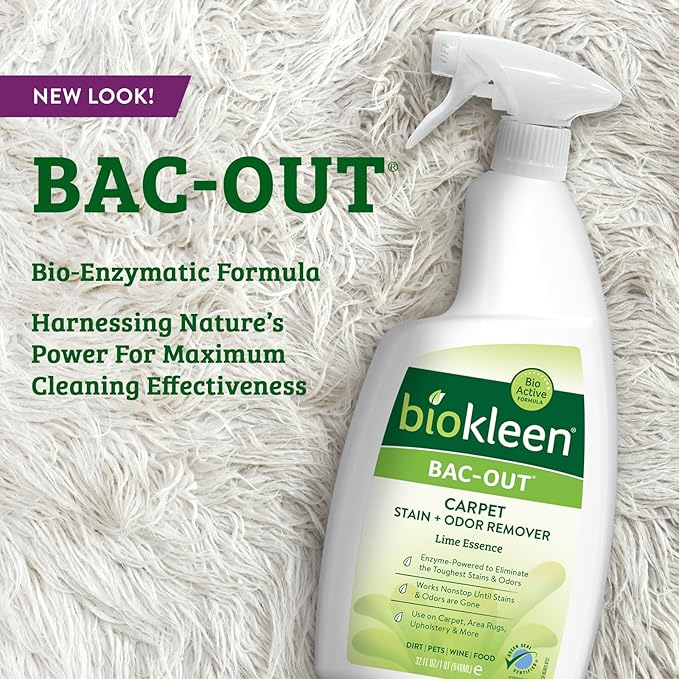 Biokleen Bac-Out Carpet Cleaner Spray, Stain Remover and Odor Eliminator - Image 2