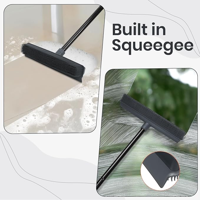 MAVRIZ Rubber Broom Carpet Rake - Image 8