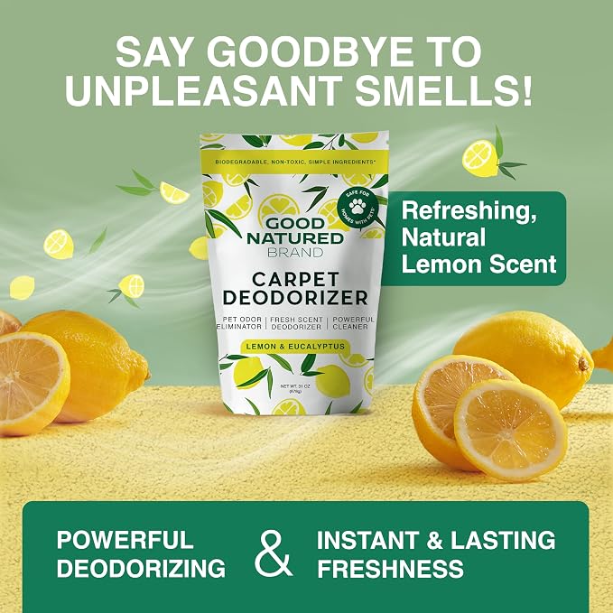 Good Natured Brand | Carpet Deodorizer & Freshener Powder | 31 oz Pet Odor - Image 2