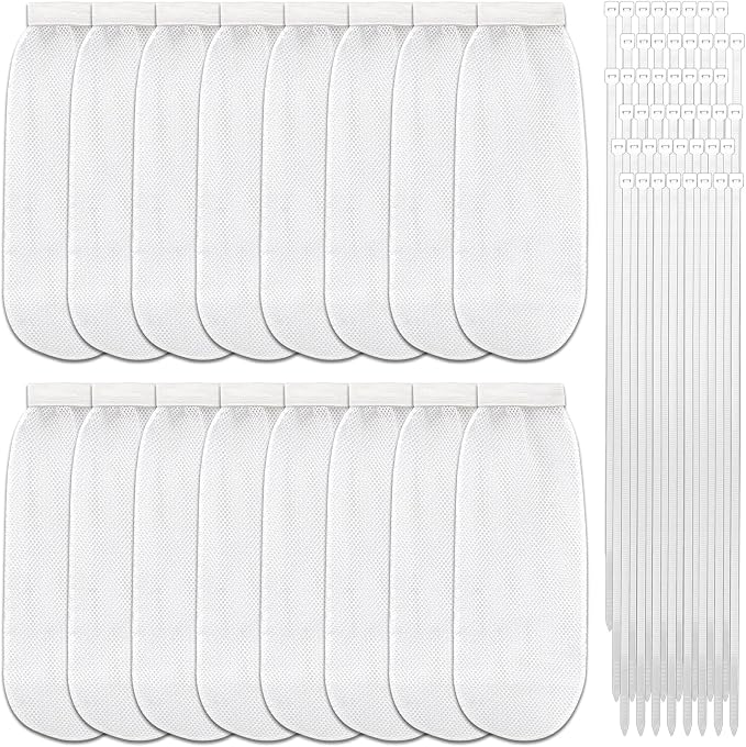 64-Piece Lint Trap and Cable Ties Set by Nufiwra