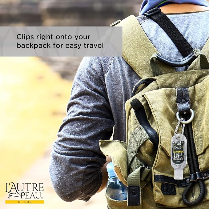 Travel Hand Sanitizer Gel with Aloe Vera & Vitamin E Made by L’AUTRE PEAU - Image 3