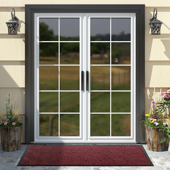 Yimobra Large Door Mat 47x24, All-Weather Waterproof Non-Slip Welcome Matt - Image 3