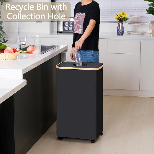 efluky Recycle Bins for Kitchen 100L, Recycling Bin - Image 3