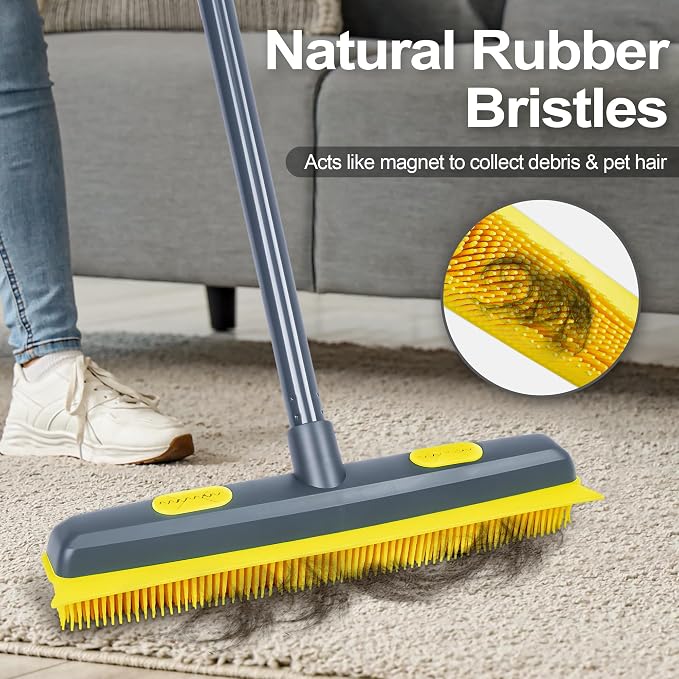 NEWE Rubber Pet Hair Removal Broom - Image 2
