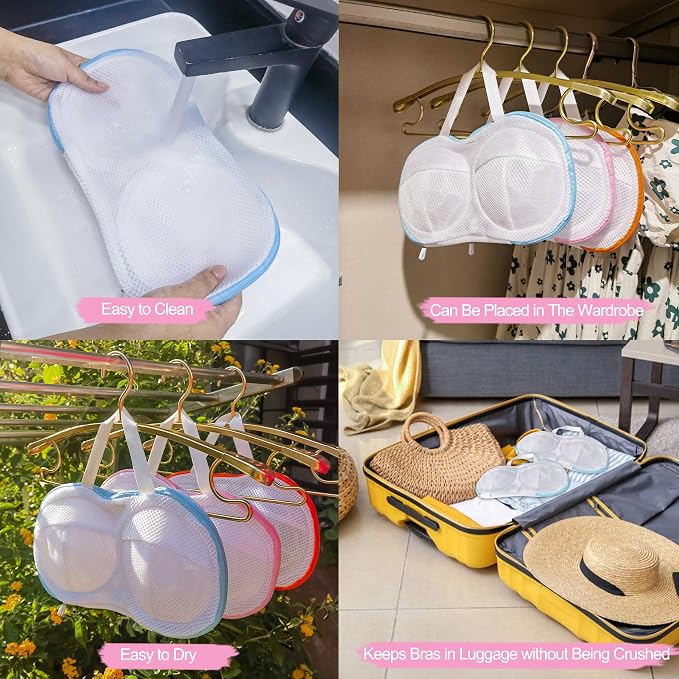8 Pcs Bra Wash Bags for Laundry - Image 5
