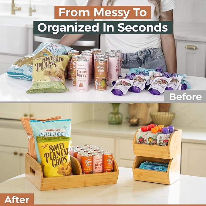 Potato and Onion Storage Bin for Pantry and Kitchen Counter - Image 7