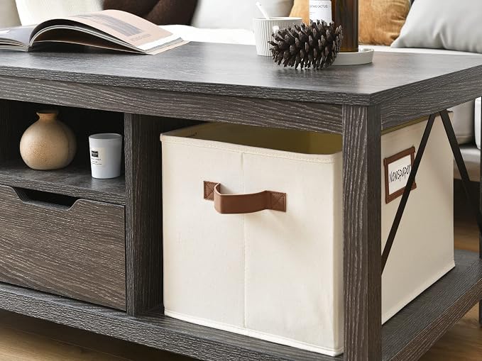 StorageWorks Storage Baskets for Shelves, Foldable Fabric Closet Storage Bins - Image 6