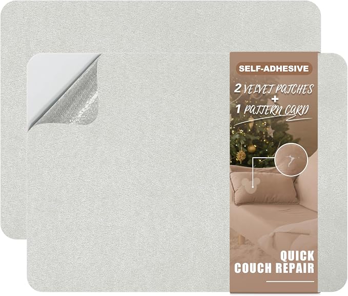 Azobur Fabric Couch Repair Patch 8.3 x 11 inches, Self-Adhesive Fabric Repair by Azobur