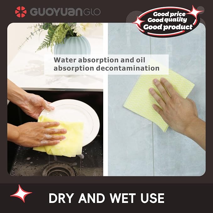 Disposable Cleaning Cloths Reusable Dsih Cloths - Image 5