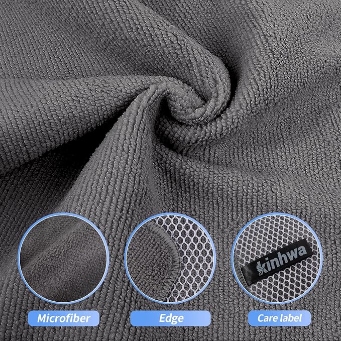 KinHwa Kitchen Washcloths for Dishes Absorbent Microfiber Dish Cloths Quick Dry - Image 6