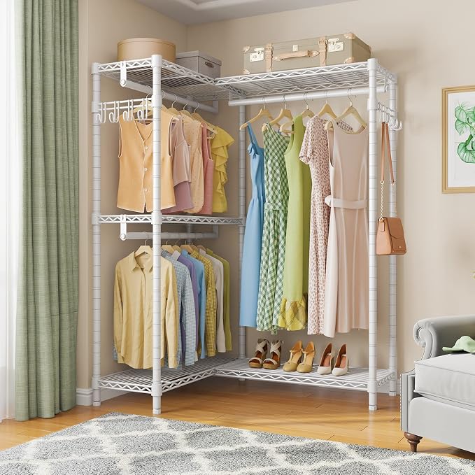 VIPEK L4 Garment Rack L Shaped Clothes Rack - Image 2