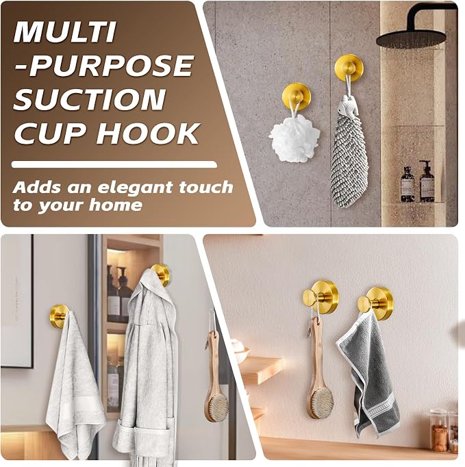 Reusable Heavy Duty Suction Cup Hooks - Image 4