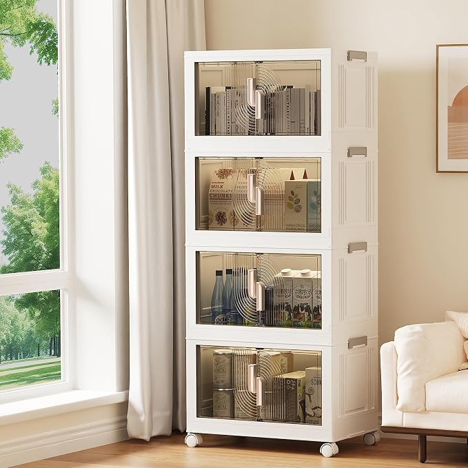 Elegant 4 Tiers Stackable Storage Bins - Image 8