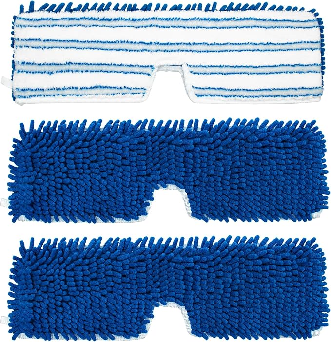 3 Pack Mop Heads Replacements for Ocedar Dual-Action Microfiber Flip Mop by DLAIMI
