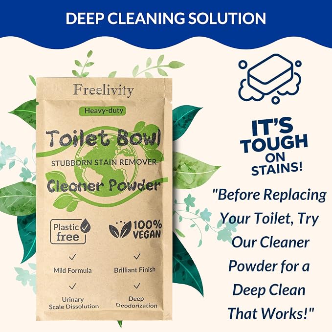 Freelivity Heavy Duty Toilet Bowl Cleaner Powder - Image 2