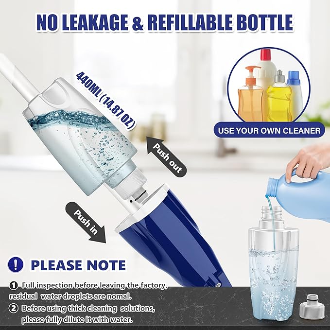 Microfiber Spray Mop for Floors Cleaning: Wet Dry Hardwood Floor Mops - Image 5