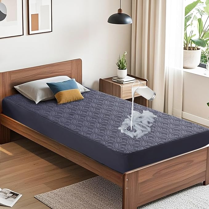 BEDLORE Waterproof Mattress Protector, Twin Size Mattress Pad by Bedlore