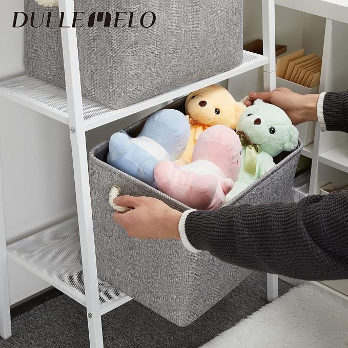 DULLEMELO Fabric Storage Bins 16x12x12 inches, Large Rectangular Storage - Image 5