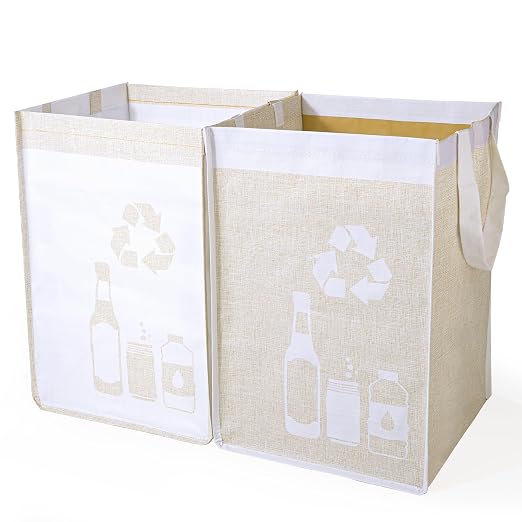 Recycle Waste Bag for Kitchen Home- Indoor Recycling Bins Trash Sorting by REFARICO