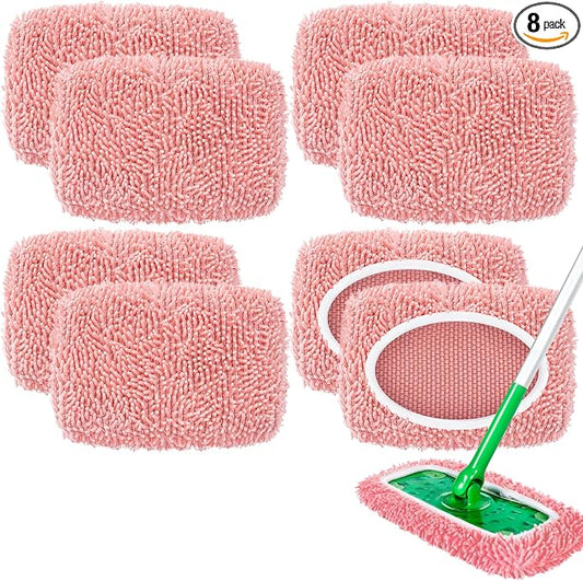 8 Pack Reusable Mop Pads Compatible by Unknown