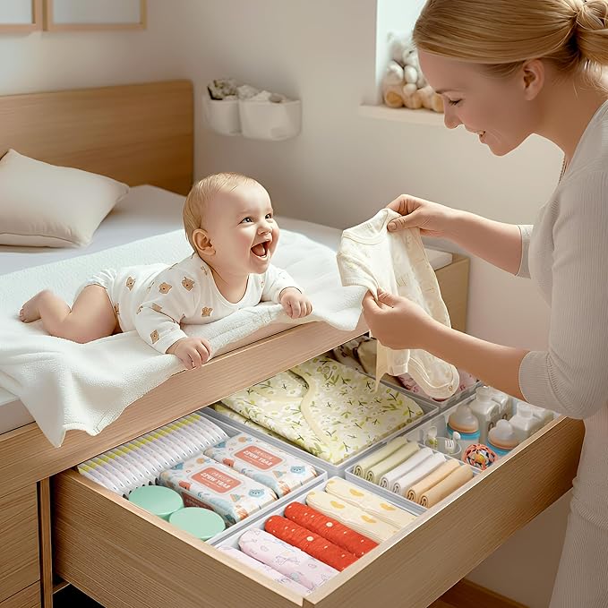 DIMJ Drawer Organizer Clothes - Image 3