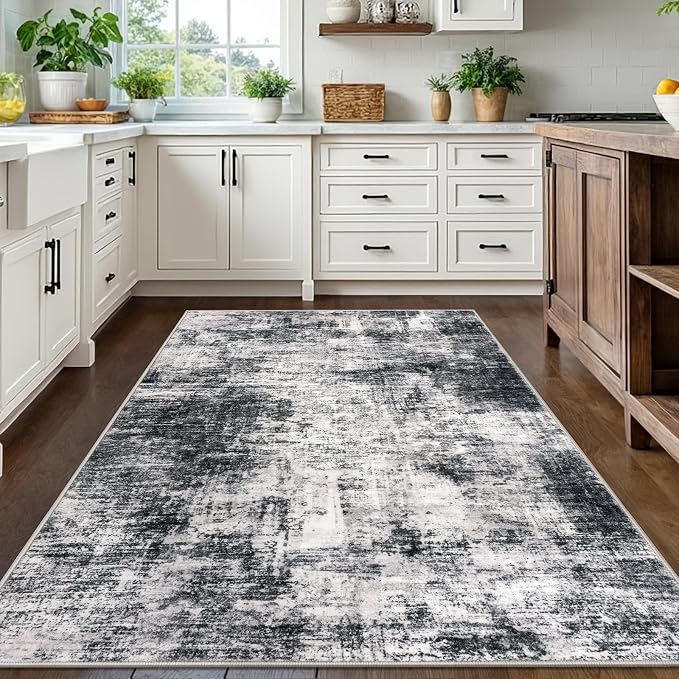 IOHOUZE Modern Abstract Area Rugs 5x7 Ft Washable Rugs - Image 2