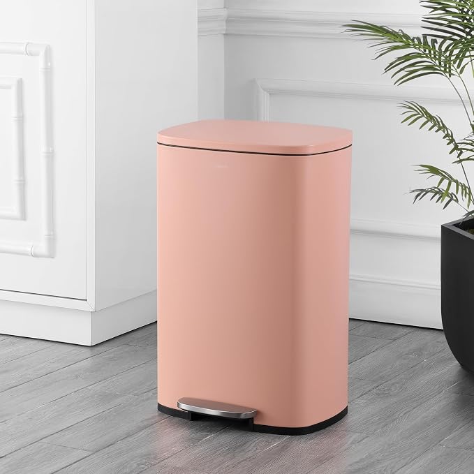 happimess HPM1006G Connor Rectangular 13-Gallon Trash Can - Image 2
