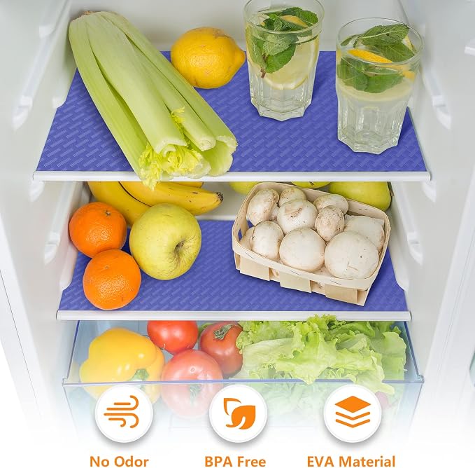Shelf Liners for Kitchen Cabinets Refrigerator Liners Waterproof Plastic - Image 5