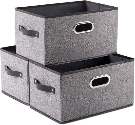PRANDOM Large Foldable Storage Bins by Prandom