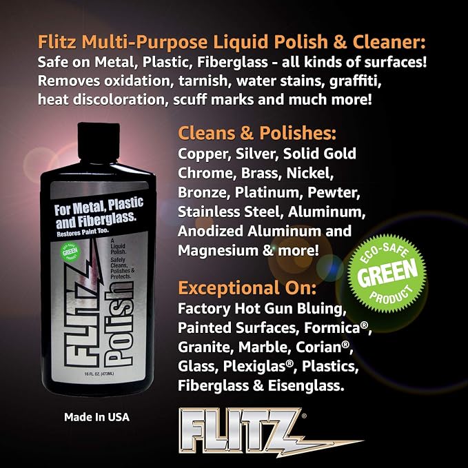 Flitz Multi Purpose Metal Polish Liquid - Image 2