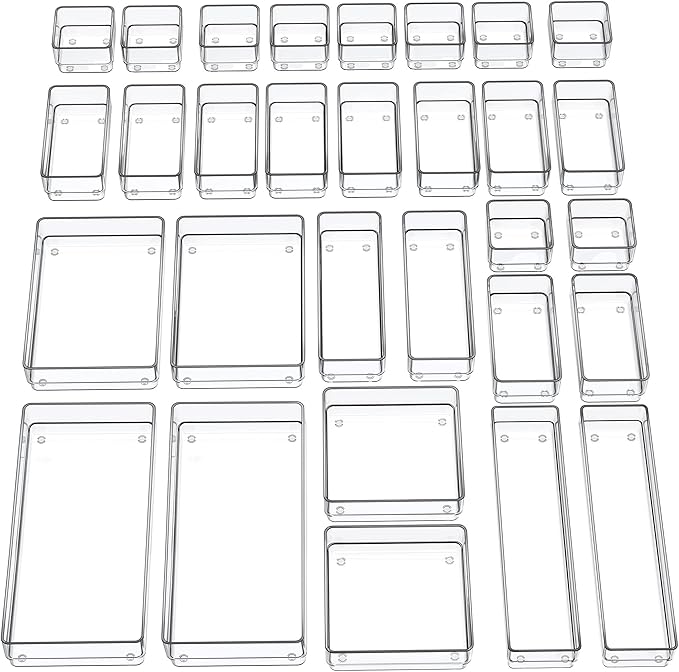 SMARTAKE 30-Piece Drawer Organizer by SMARTAKE