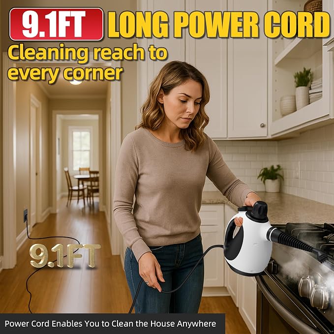 Pressurized Multi-Surface Handheld Steam Cleaner - Image 6