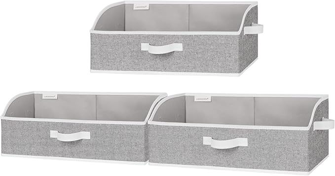 StorageWorks Closet Storage Bins, Trapezoid Organizer Box by StorageWorks