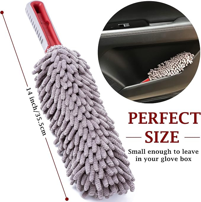 Car Duster Interior by TAKAVU, 360° Microfiber Fingers, Unbreakable Comfort - Image 3