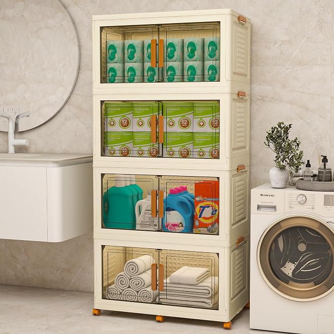 Plastic Stackable Storage Bins - Image 6