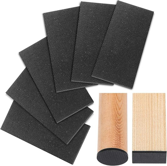 CHUNZEXI Non Slip Furniture Pads 6 PCS 6" x 2", Self Adhesive Rubber Grippers by CHUNZEXI