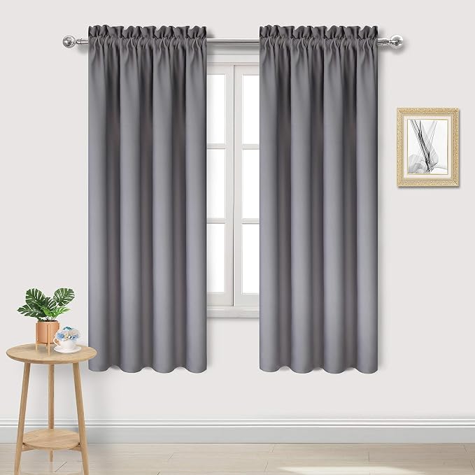 DWCN Blackout Window Curtain Panels, Light Blocking, Thermal Insulated by DWCN