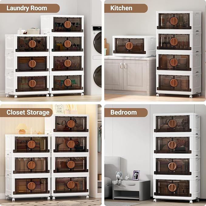 BROVIEW 480Qt Lockable Stackable Storage Bins - Image 7